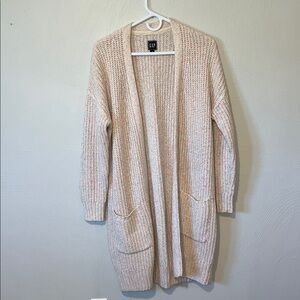 GAP Women's Beige Knit Cardigan